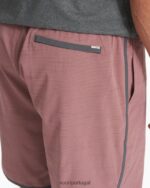 faixa marsala slub bancos curtos homens Vuori 68NJ8J742 roupas - Image 6