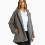 fumaça blazer sherpa aconchegante mulheres Vuori 68NJ8J154 roupas