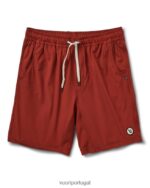groselha core curto homens Vuori 68NJ8J731 roupas
