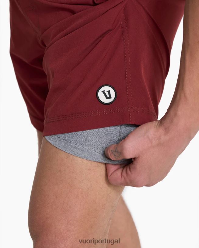 groselha core curto homens Vuori 68NJ8J731 roupas - Image 4
