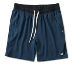 índigo core curto homens Vuori 68NJ8J632 roupas