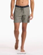 lama de madeira calção de banho de pico homens Vuori 68NJ8J788 roupas - Image 2