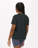 lavado de preto camiseta de penas mulheres Vuori 68NJ8J95 roupas - Image 2