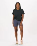 lavado de preto camiseta de penas mulheres Vuori 68NJ8J95 roupas - Image 3