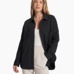 lavado de preto jaqueta mackenzie mulheres Vuori 68NJ8J156 roupas