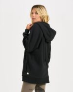 lavado de preto restaurar moletom com capuz mulheres Vuori 68NJ8J165 roupas - Image 3