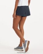 linhas tracejadas azuis clementina curta 2.0 mulheres Vuori 68NJ8J169 roupas - Image 5
