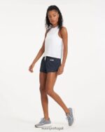 linhas tracejadas azuis clementina curta 2.0 mulheres Vuori 68NJ8J169 roupas - Image 6