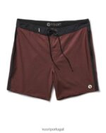 linhas tracejadas castanhas calção de banho de pico homens Vuori 68NJ8J798 roupas