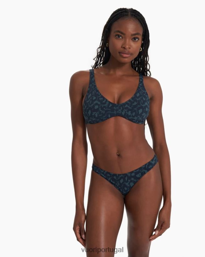 manchas de berilo top triângulo aqua mulheres Vuori 68NJ8J371 roupas - Image 1