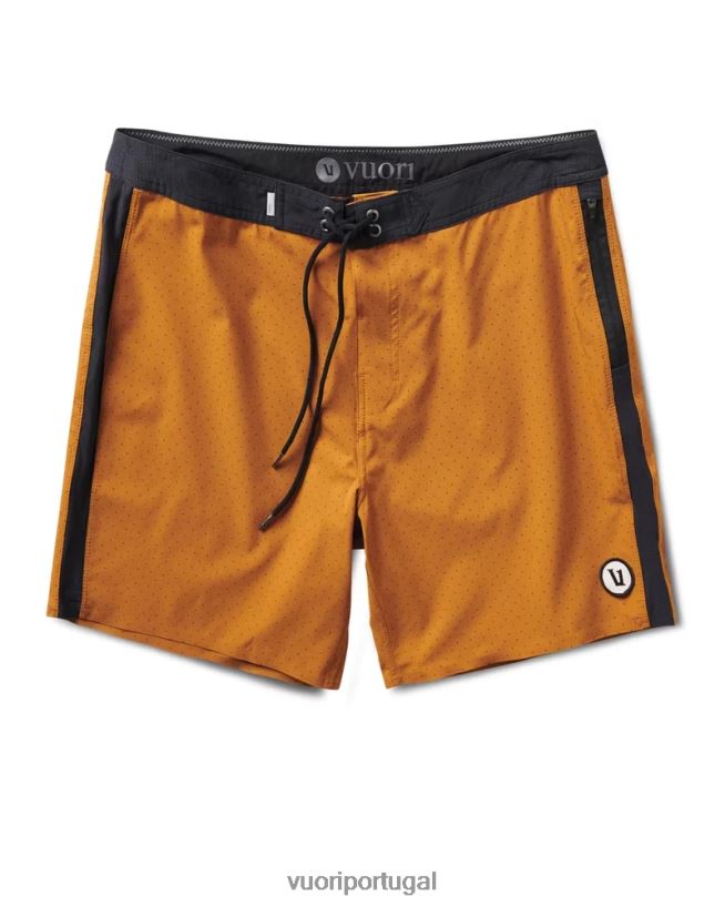 micro ponto de cúrcuma calção de banho de pico homens Vuori 68NJ8J797 roupas - Image 1