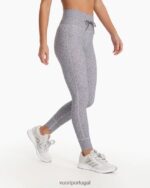 mini samba azul legging diária mulheres Vuori 68NJ8J277 roupas - Image 2
