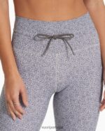 mini samba azul legging diária mulheres Vuori 68NJ8J277 roupas - Image 3