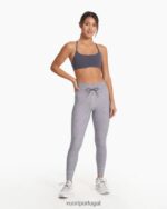 mini samba azul legging diária mulheres Vuori 68NJ8J277 roupas - Image 5
