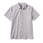 névoa botão ponte de manga curta para baixo homens Vuori 68NJ8J491 roupas