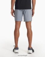 nuvem clara pico atlético curto homens Vuori 68NJ8J659 roupas - Image 3