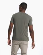 orégano camiseta de tecnologia linear homens Vuori 68NJ8J488 roupas - Image 3