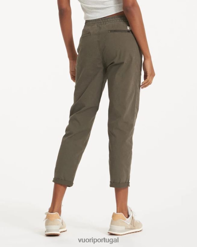 orégano escuro calça ripstop vintage mulheres Vuori 68NJ8J343 roupas - Image 3