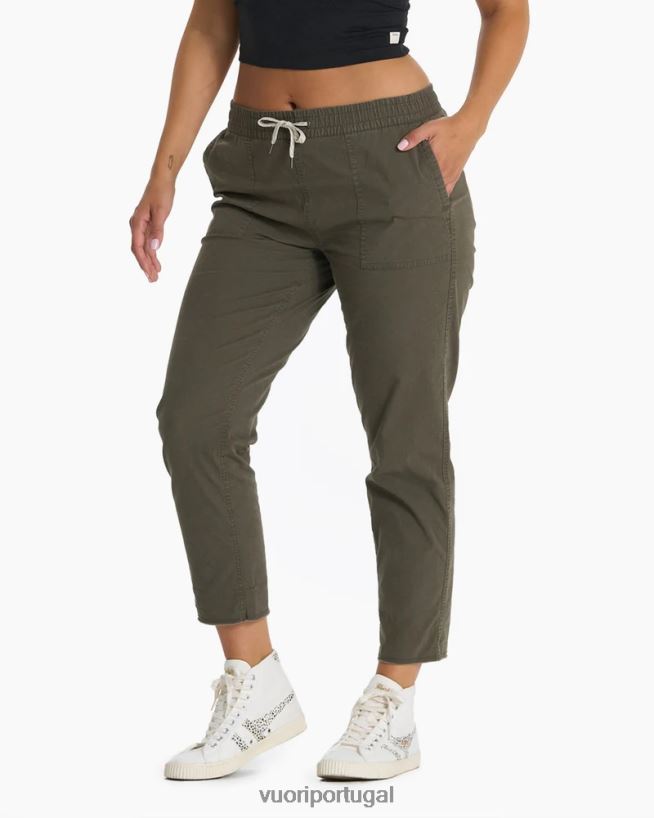 orégano escuro calça ripstop vintage mulheres Vuori 68NJ8J343 roupas - Image 5