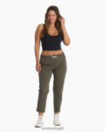 orégano escuro calça ripstop vintage mulheres Vuori 68NJ8J343 roupas - Image 6