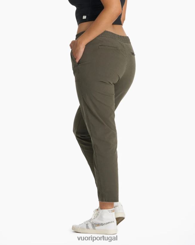 orégano escuro calça ripstop vintage mulheres Vuori 68NJ8J343 roupas - Image 7