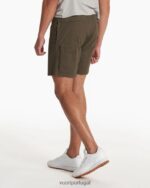 orégano escuro ripstop curto homens Vuori 68NJ8J704 roupas - Image 4