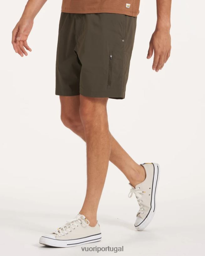 orégano escuro short alpinista técnico homens Vuori 68NJ8J727 roupas - Image 2