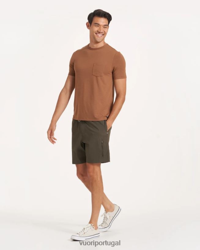 orégano escuro short alpinista técnico homens Vuori 68NJ8J727 roupas - Image 6