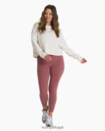 pau-rosa legging de estúdio mulheres Vuori 68NJ8J274 roupas - Image 4
