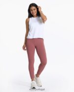 pau-rosa legging de estúdio mulheres Vuori 68NJ8J274 roupas - Image 8