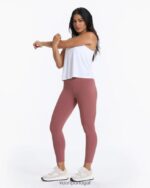pau-rosa legging de estúdio mulheres Vuori 68NJ8J274 roupas - Image 9
