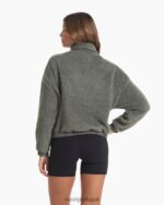 pinho empoeirado jaqueta sherpa aconchegante mulheres Vuori 68NJ8J146 roupas - Image 3