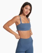 piscina azul evoluir sutiã de pescoço quadrado mulheres Vuori 68NJ8J19 roupas