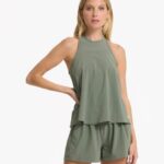 pistache tanque de vila mulheres Vuori 68NJ8J31 roupas