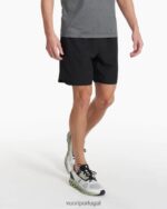 preto bancos curtos homens Vuori 68NJ8J649 roupas - Image 3