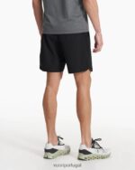 preto bancos curtos homens Vuori 68NJ8J649 roupas - Image 4