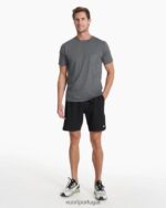 preto bancos curtos homens Vuori 68NJ8J649 roupas - Image 5