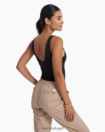 preto body halo mulheres Vuori 68NJ8J111 roupas - Image 4
