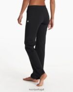 preto calça flare com perna larga halo mulheres Vuori 68NJ8J326 roupas - Image 3