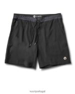 preto calção baiano homens Vuori 68NJ8J802 roupas