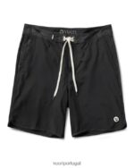 preto calção de cruzeiro homens Vuori 68NJ8J771 roupas