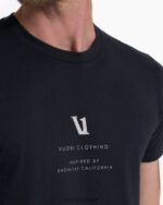 preto camiseta inspirada homens Vuori 68NJ8J489 roupas - Image 3