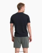 preto camiseta tecnológica atual homens Vuori 68NJ8J479 roupas - Image 4