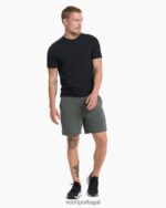 preto camiseta tecnológica atual homens Vuori 68NJ8J479 roupas - Image 5