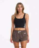 preto colheita diária mulheres Vuori 68NJ8J28 roupas - Image 2