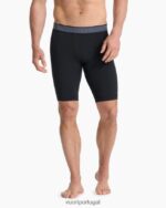preto compressão ilimitada curta homens Vuori 68NJ8J717 roupas - Image 2