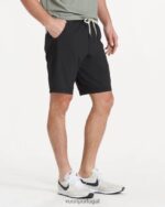 preto core curto 9" homens Vuori 68NJ8J676 roupas - Image 4