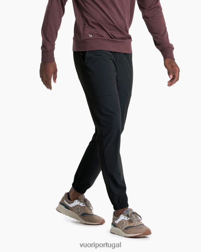 preto corredor de frota homens Vuori 68NJ8J884 roupas - Image 4