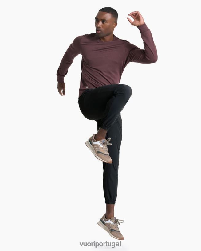 preto corredor de frota homens Vuori 68NJ8J884 roupas - Image 6