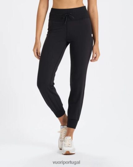 preto corredor diário mulheres Vuori 68NJ8J319 roupas